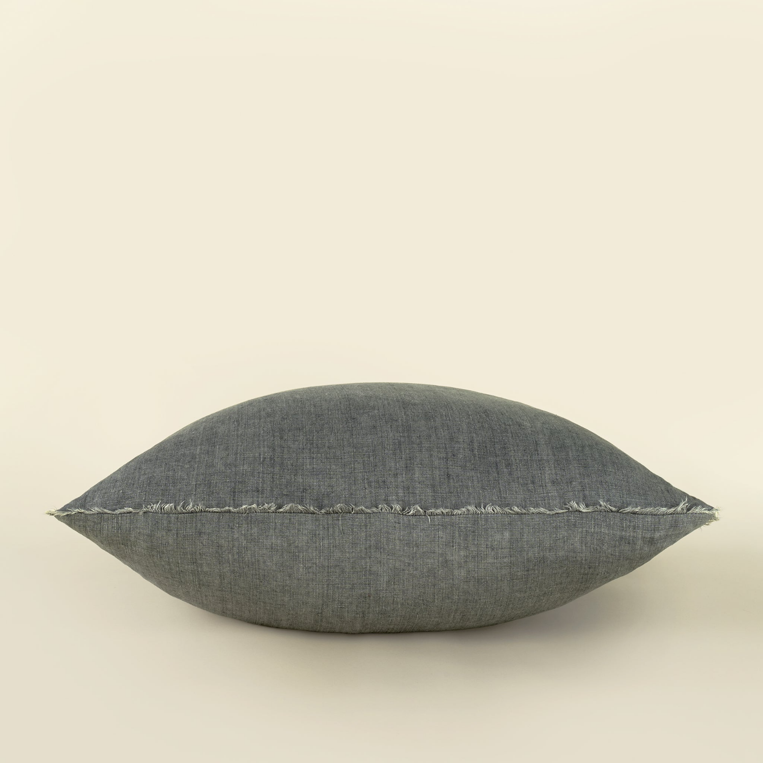 Cambri Steel Grey Linen Pillow