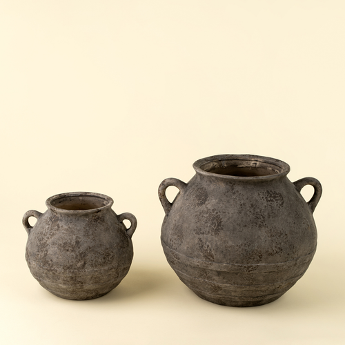 Weathered Grey Provenance Stoneware Vase