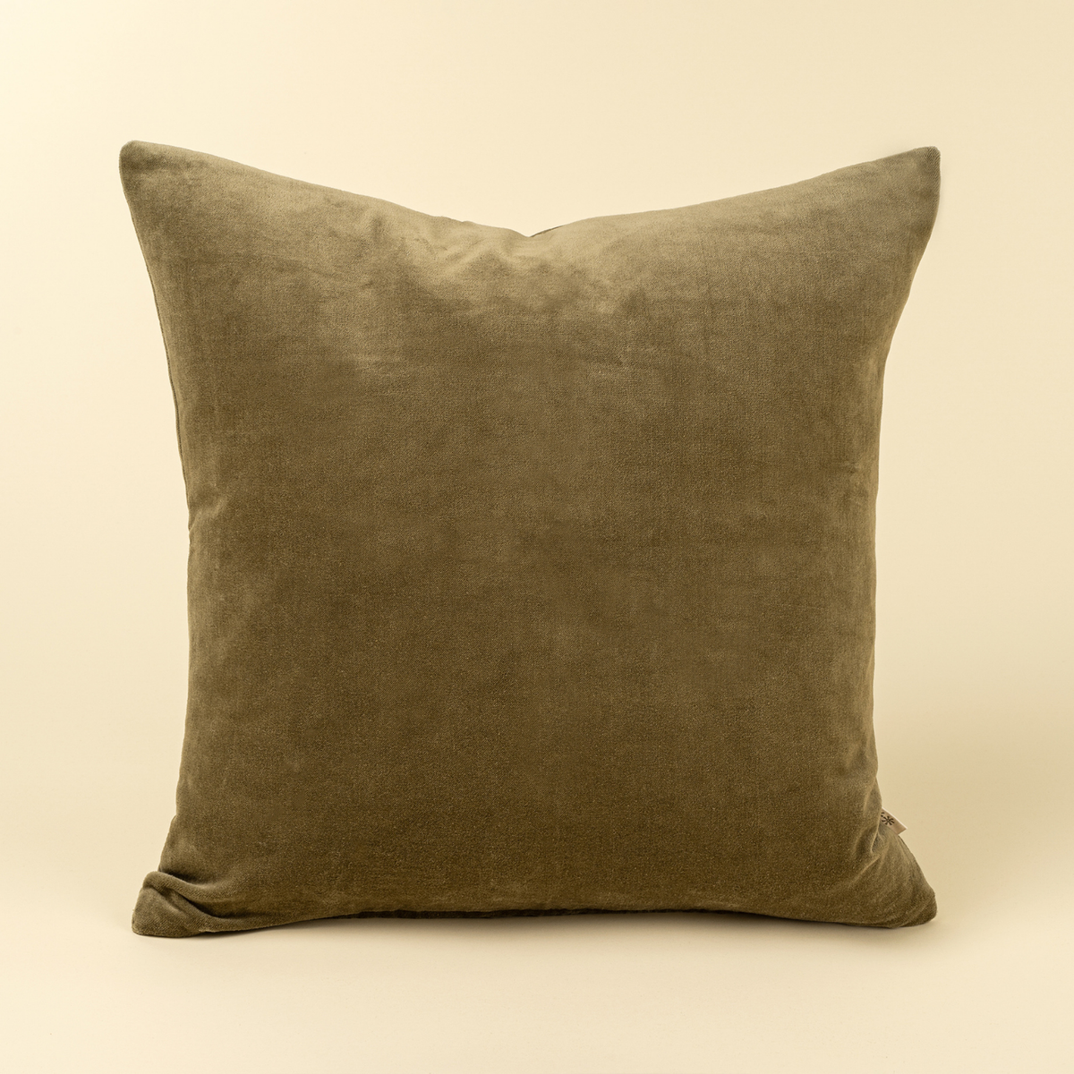 Velvet Olive Toss Pillow