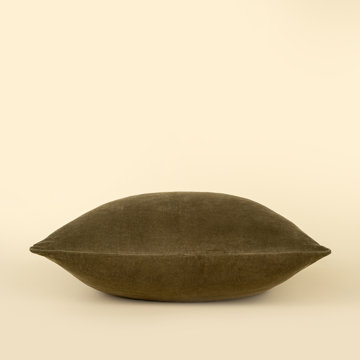 Velvet Olive Toss Pillow