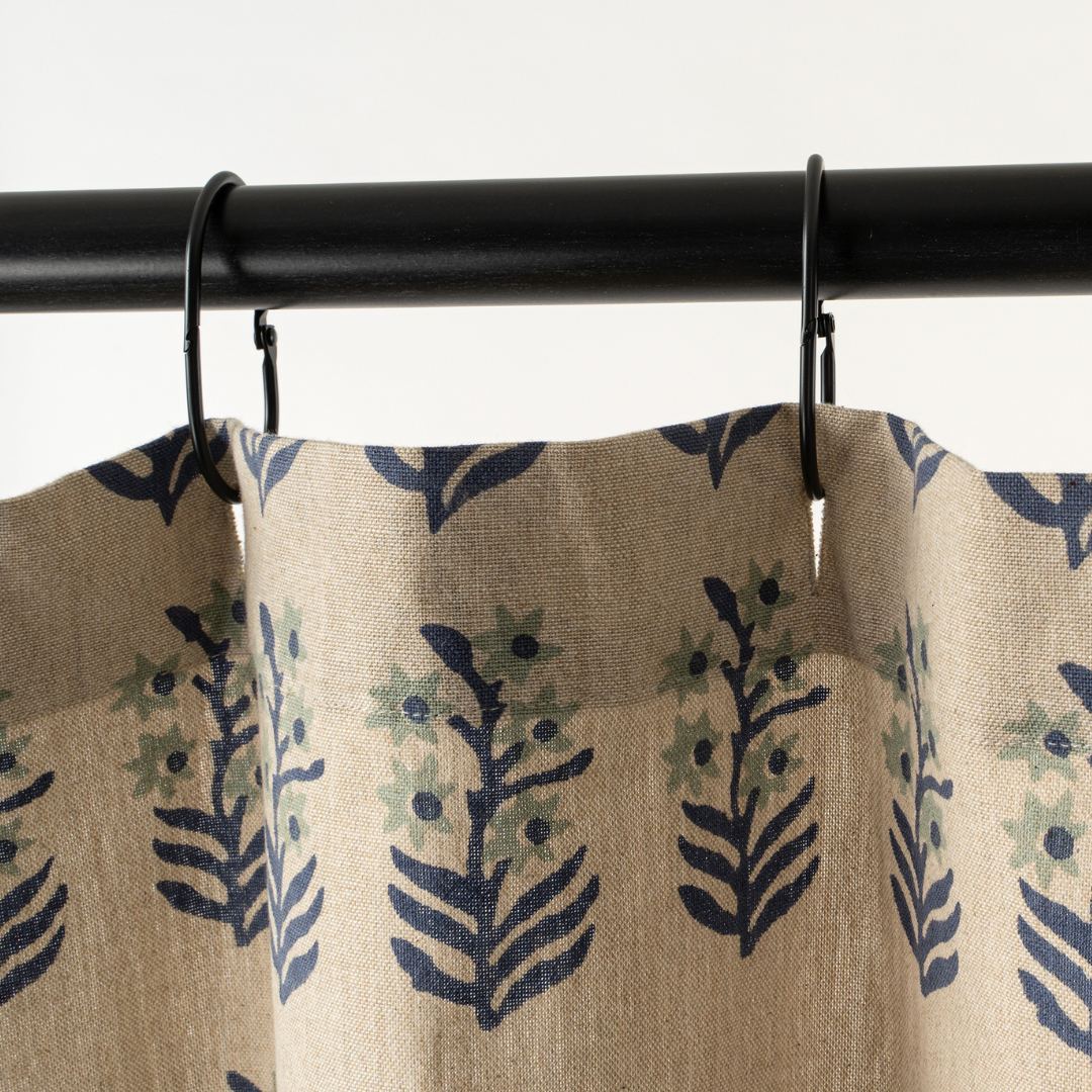 Linen Shower Curtain - Rhythm