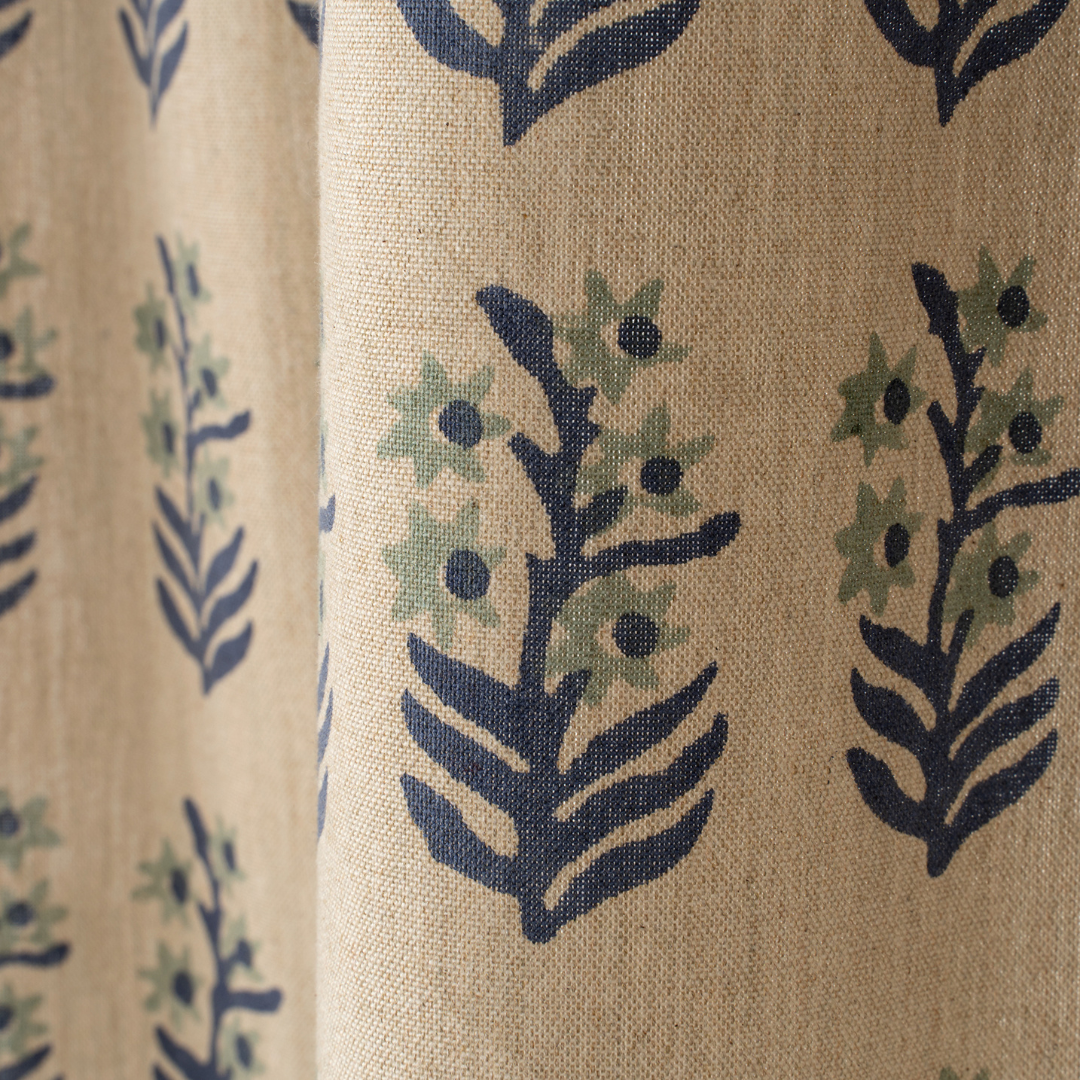 Linen Shower Curtain - Rhythm