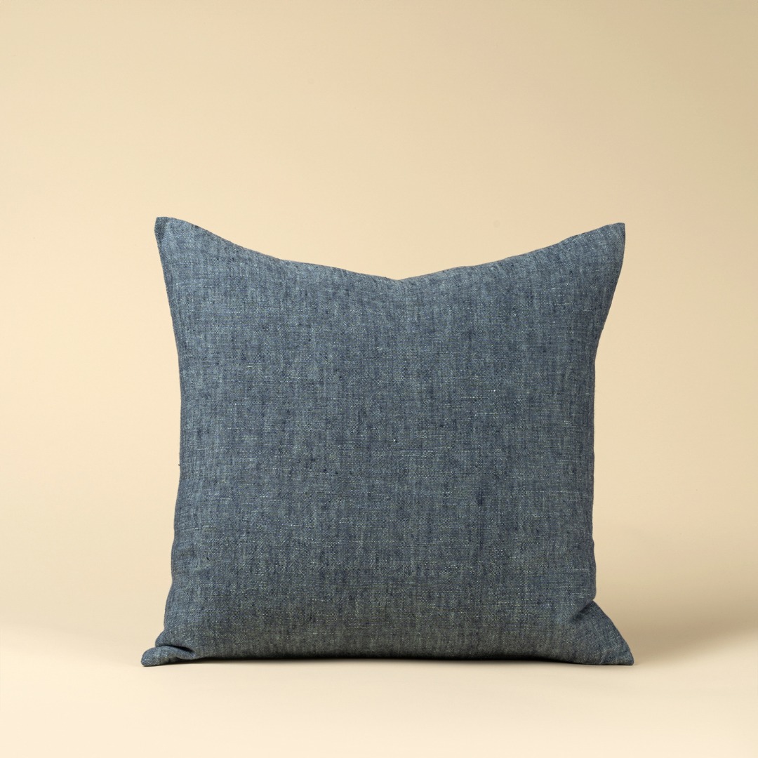 Chambray Toss Pillow - Denim