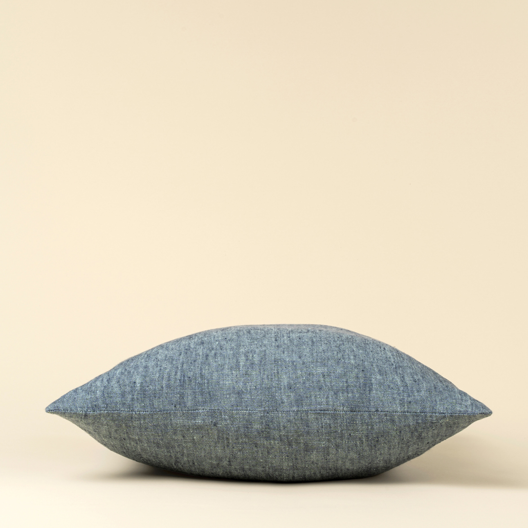 Chambray Toss Pillow - Denim