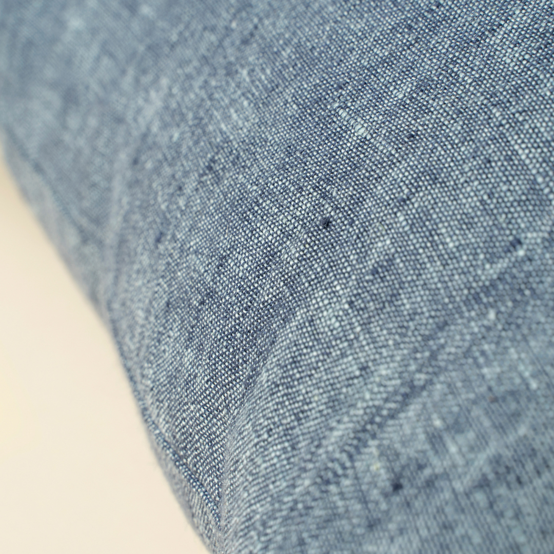 Chambray Toss Pillow - Denim