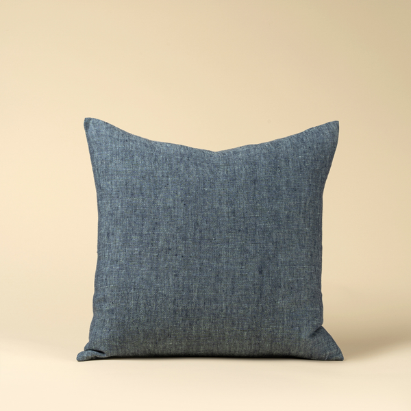 Chambray Toss Pillow - Denim