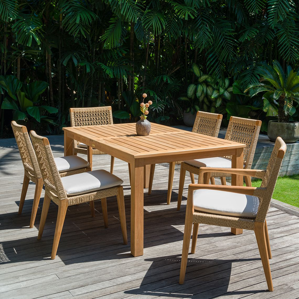 Kingsley Bate Barcelona Teak Dining Armchair