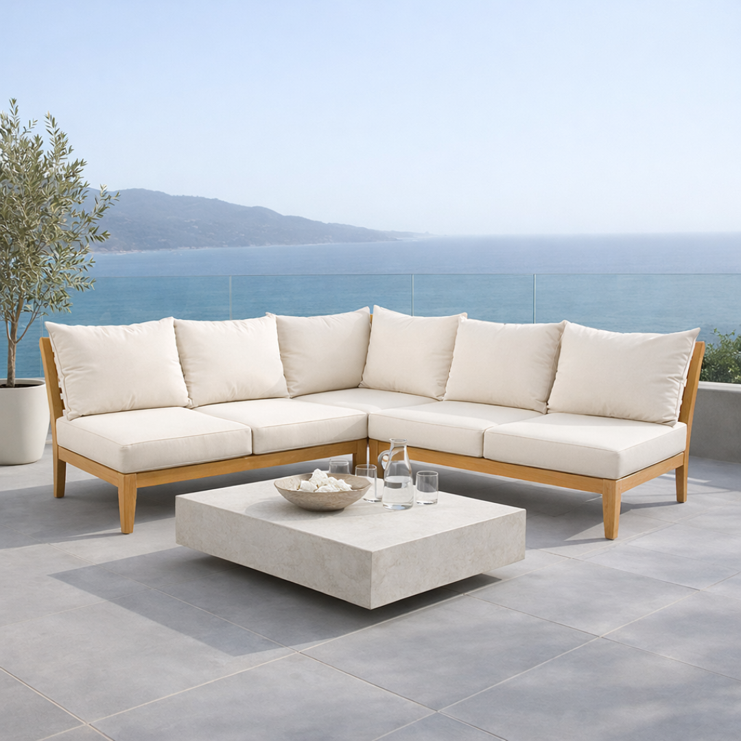 Kingsley Bate Ipanema Teak L-Shape Sectional