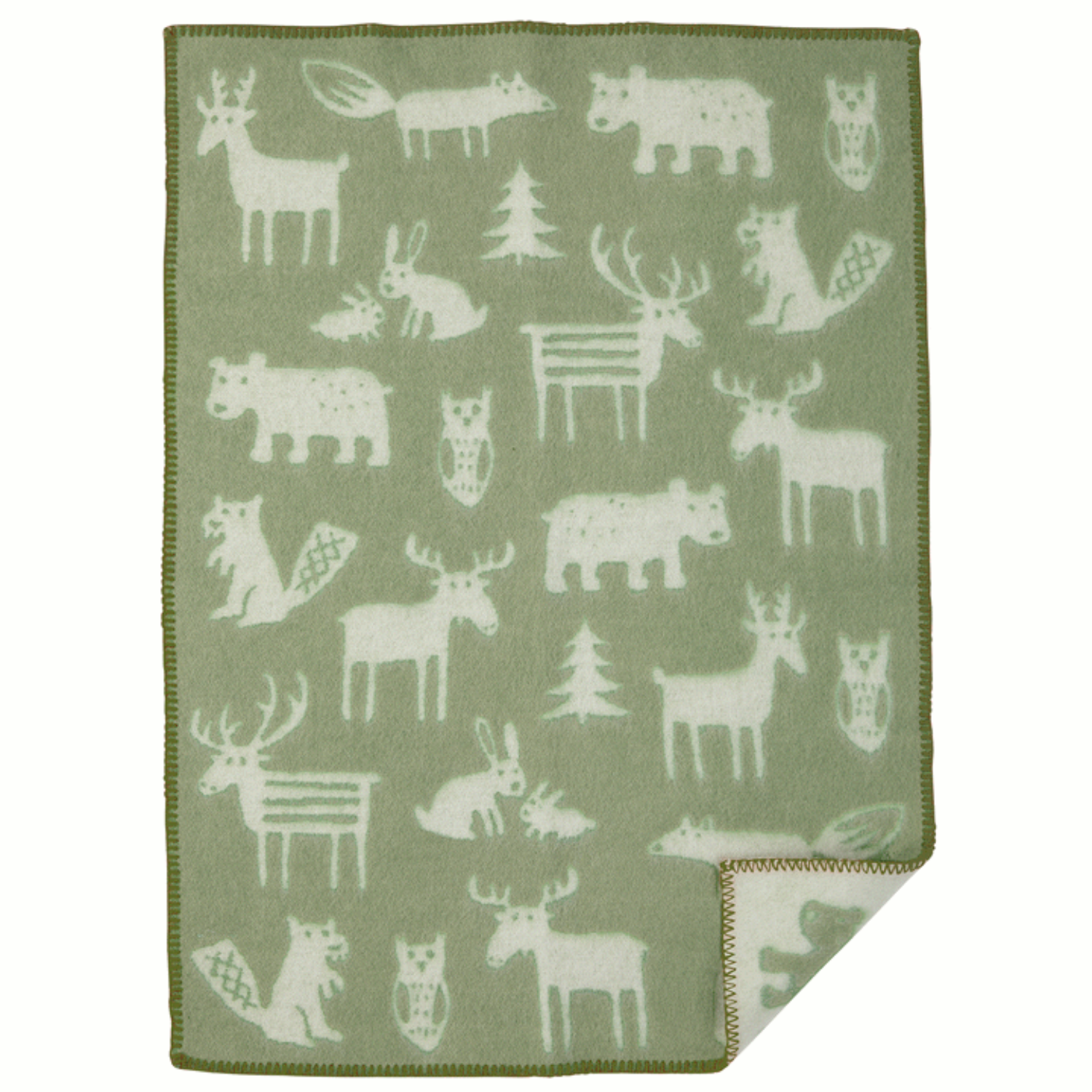 Festive Furries Forest Blanket