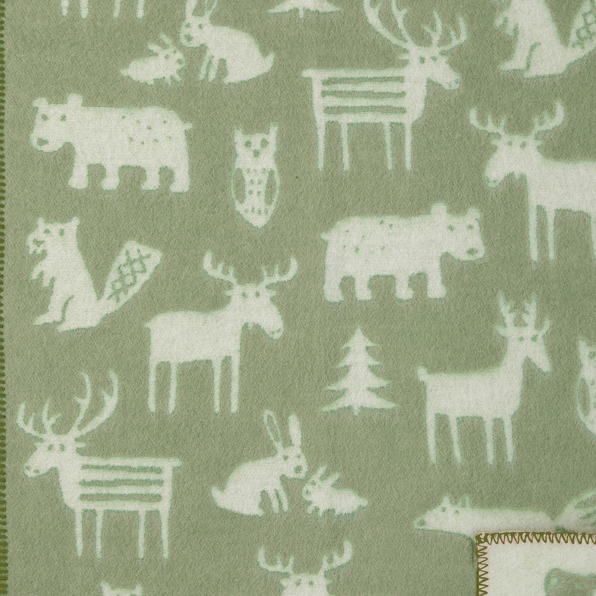 Festive Furries Forest Blanket