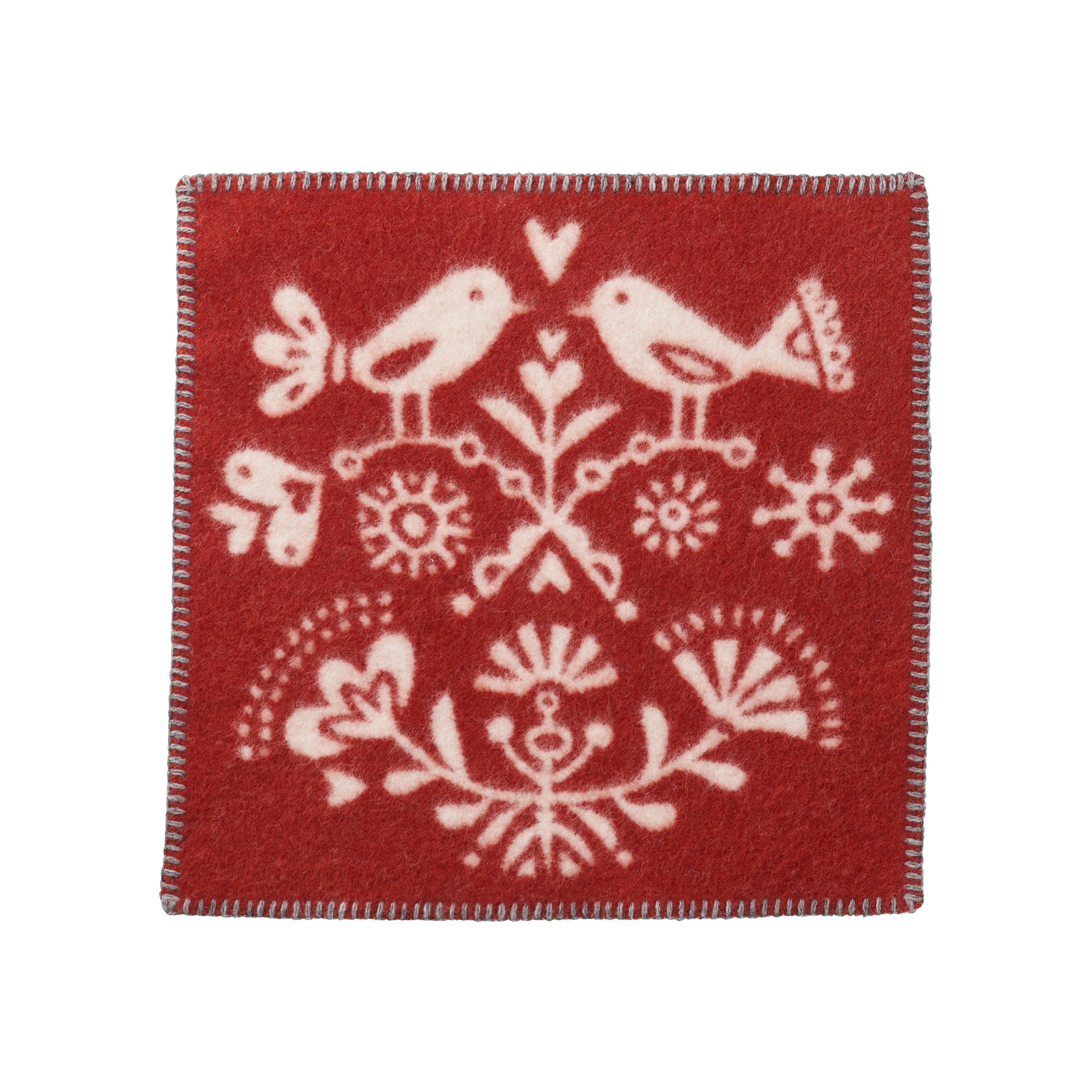 Joy Red Wool Seat Pad