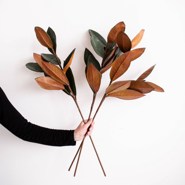 Artificial Magnolia Leaves