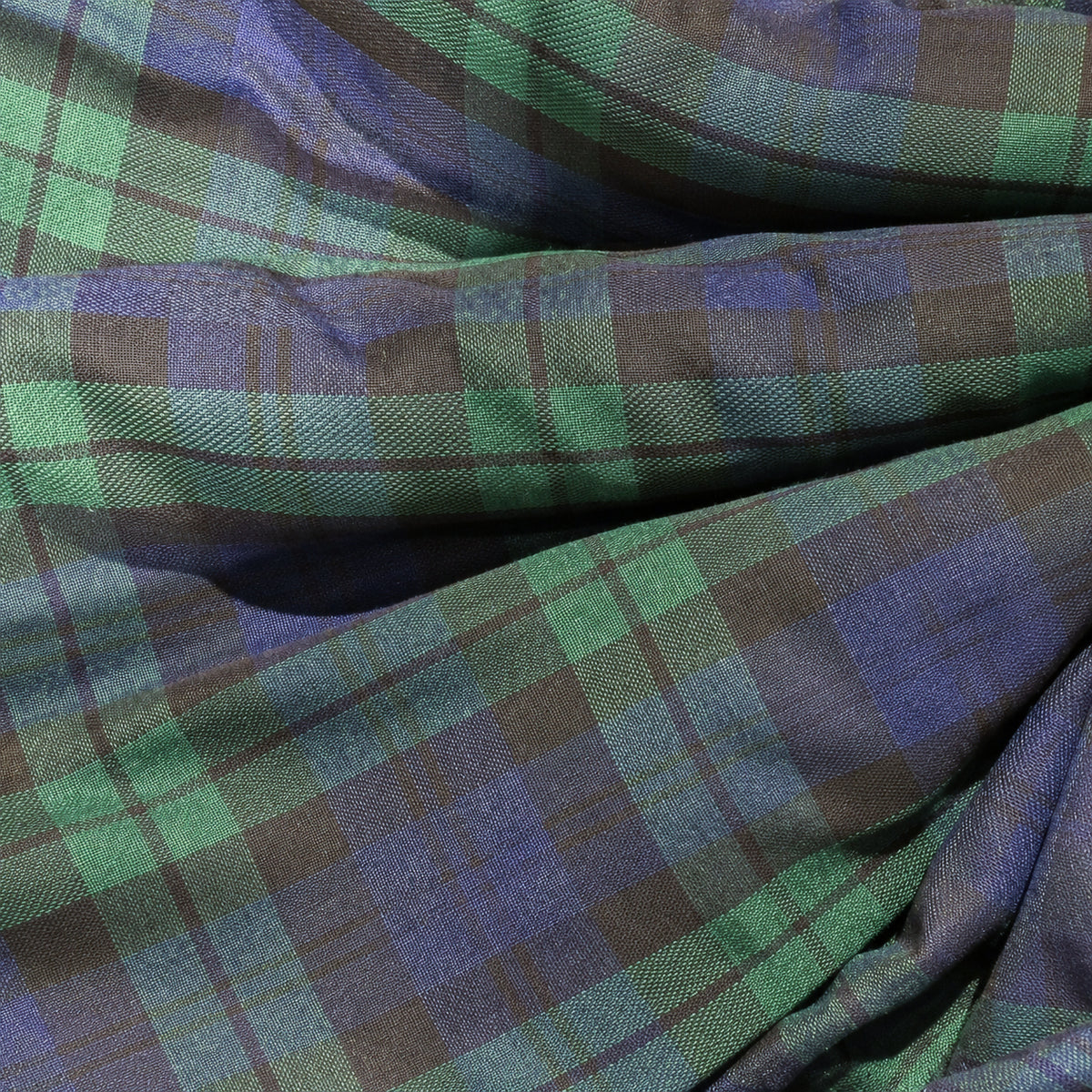 Oversized 46" Tartan Plaid Green Wired Fabric Bow