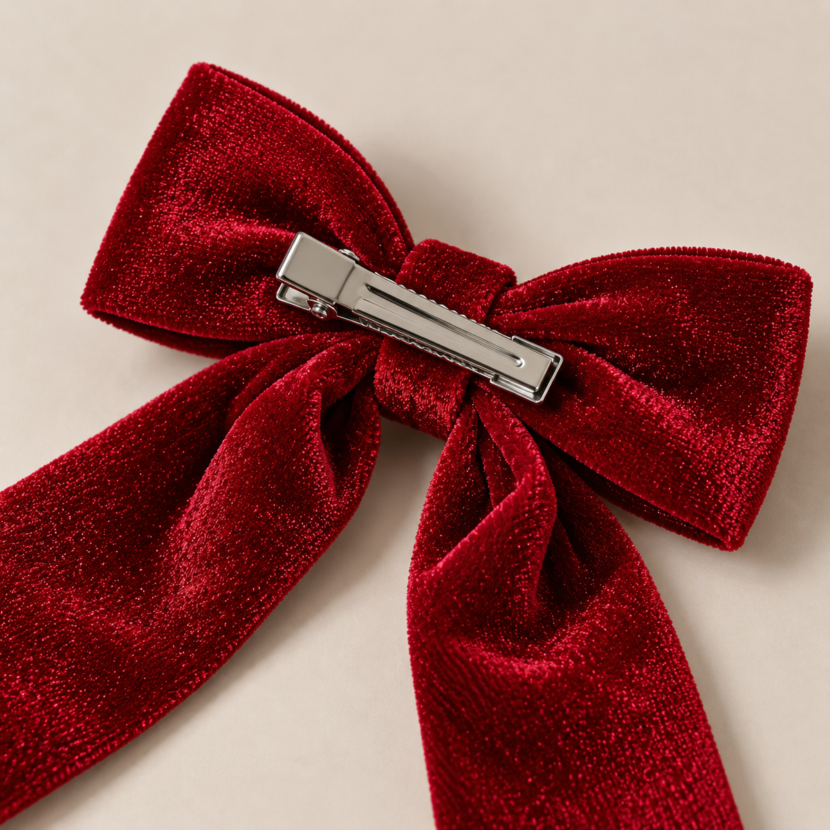 Mini Berry Velvet Bow (Set of 3)