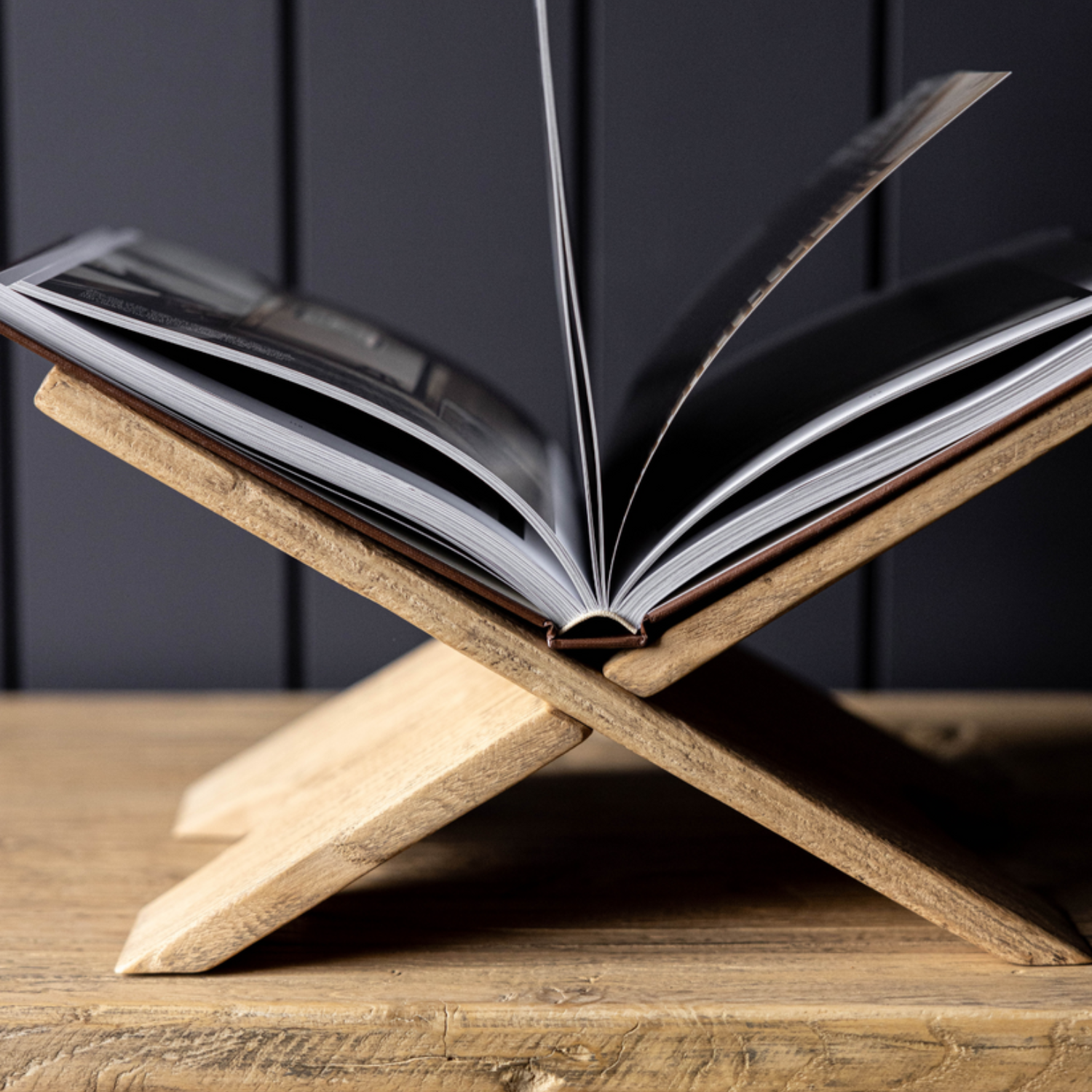 Reclaimed Book Stand - Elm