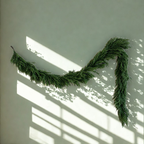 Artificial 9ft Real Touch Cypress Garland