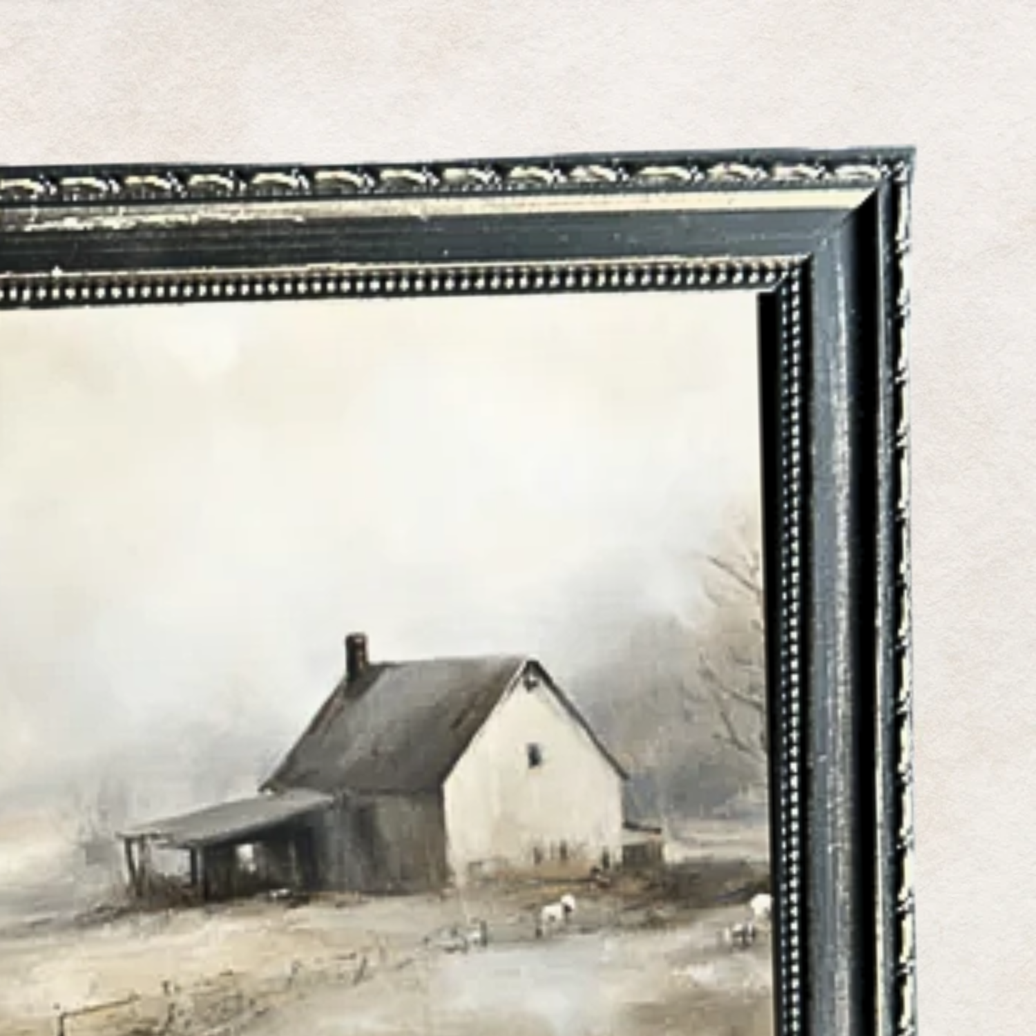 Autumn Home French Country Black Framed Wall Art