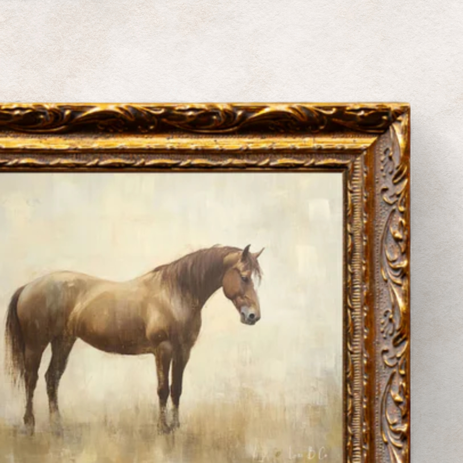 Le Chaval French Brass Framed Wall Art