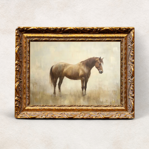 Le Chaval French Brass Framed Wall Art