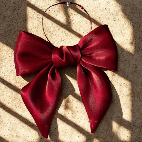 Gauze Berry Bow Set/3