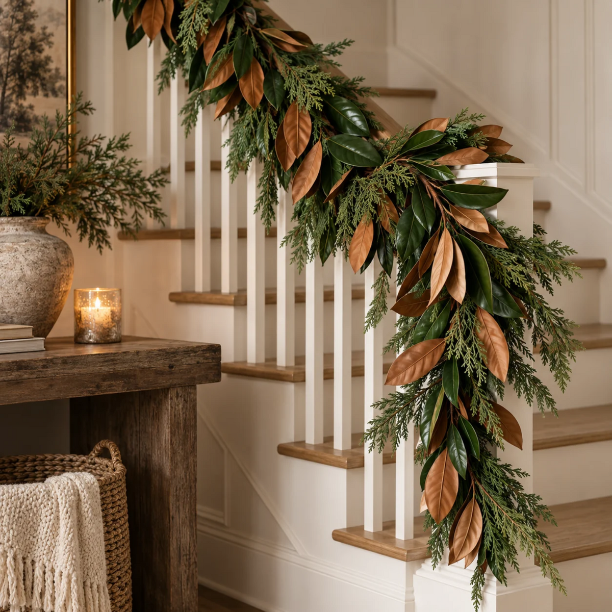 Artificial 15ft Real Touch Mixed Garland