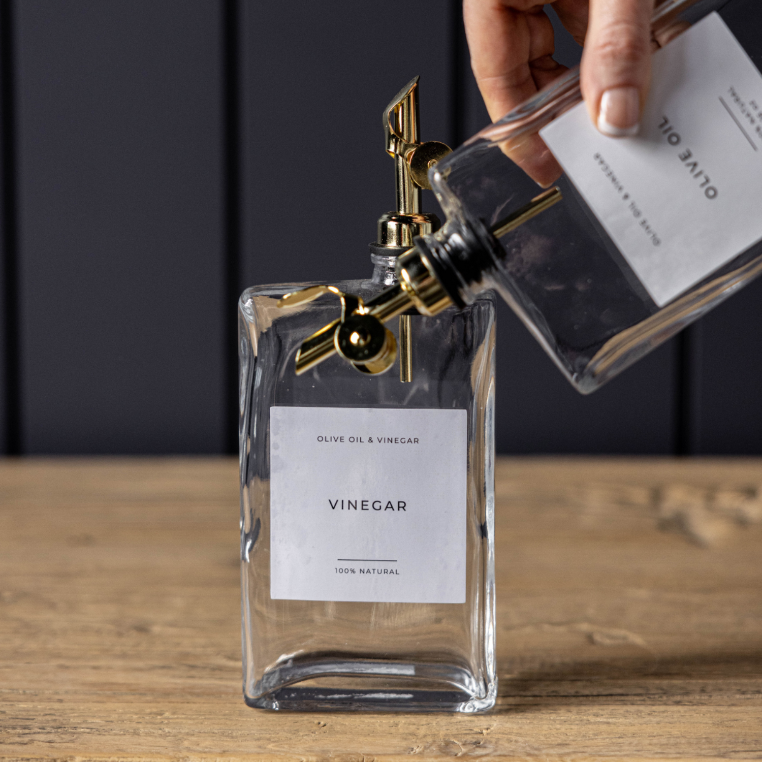 Oil & Vinegar 12oz Glass Cruet