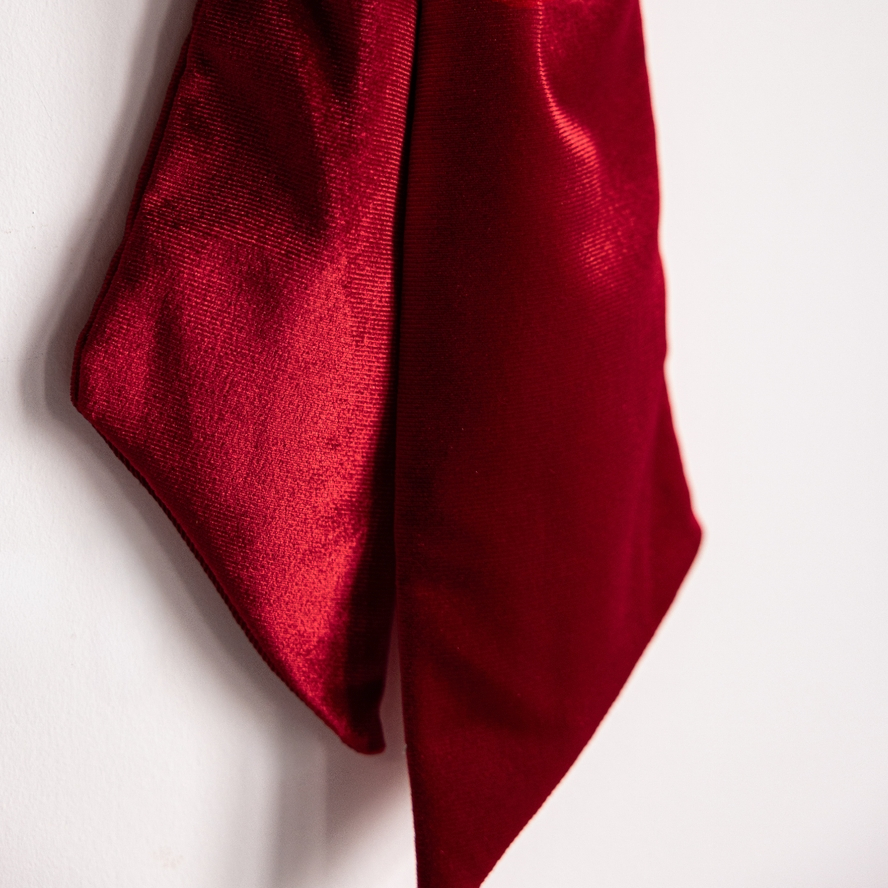 Berry Red Velvet Bows