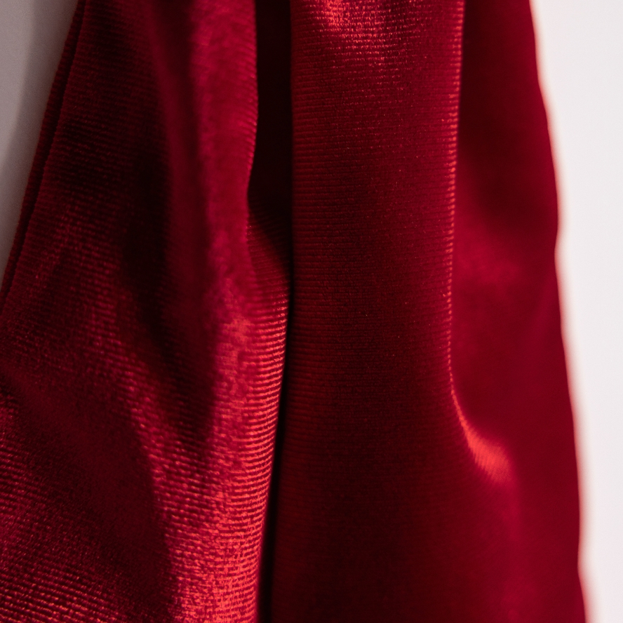 Berry Red Velvet Bows