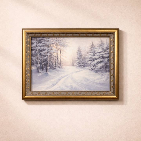 Frozen Woodland Framed Wall Art