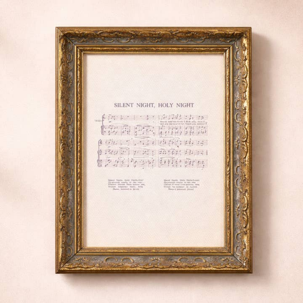 Silent Night Framed Wall Art