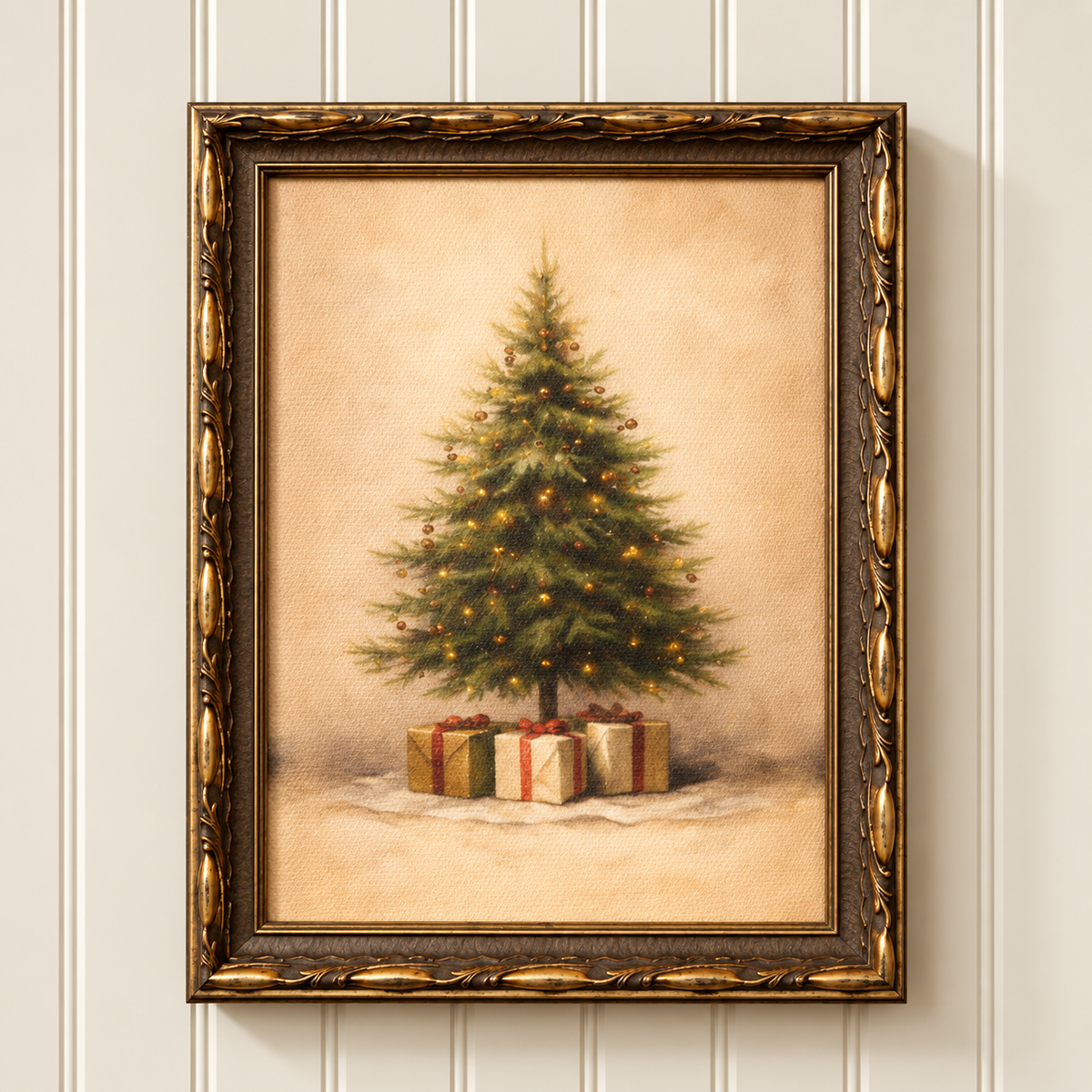Holiday At The Homestead Framed Wall Art