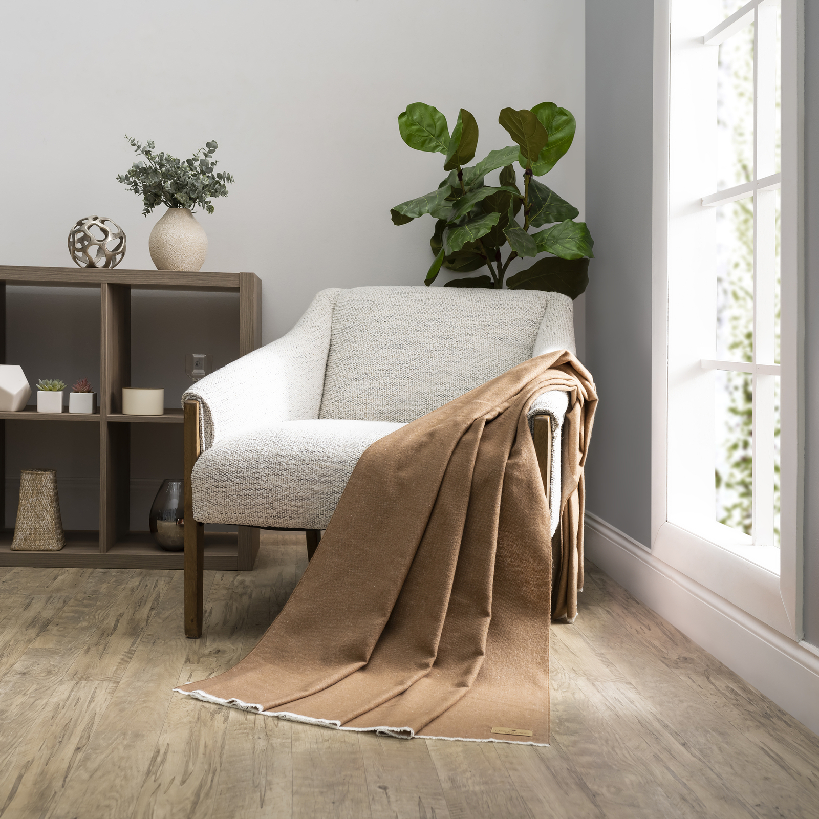 Alpine Cotton Throw Blanket - Pinecone