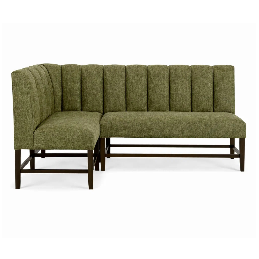 Channel L-Shape 3pc Dining Banquette - Astor Hemlock