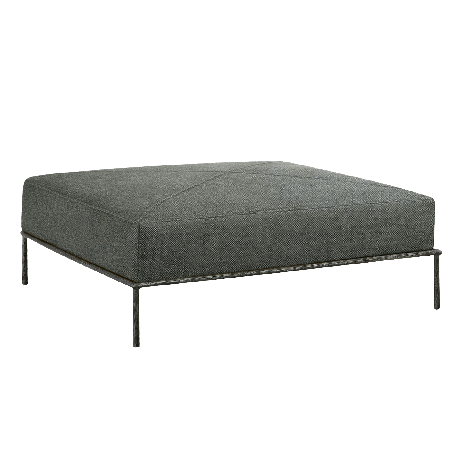 York 45" Rectangle Ottoman - Crypton® Laguna Coal