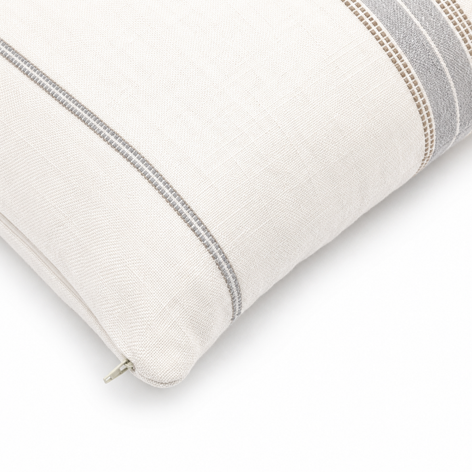 Seaside 25" Linen Toss Pillow - Multi Stripe