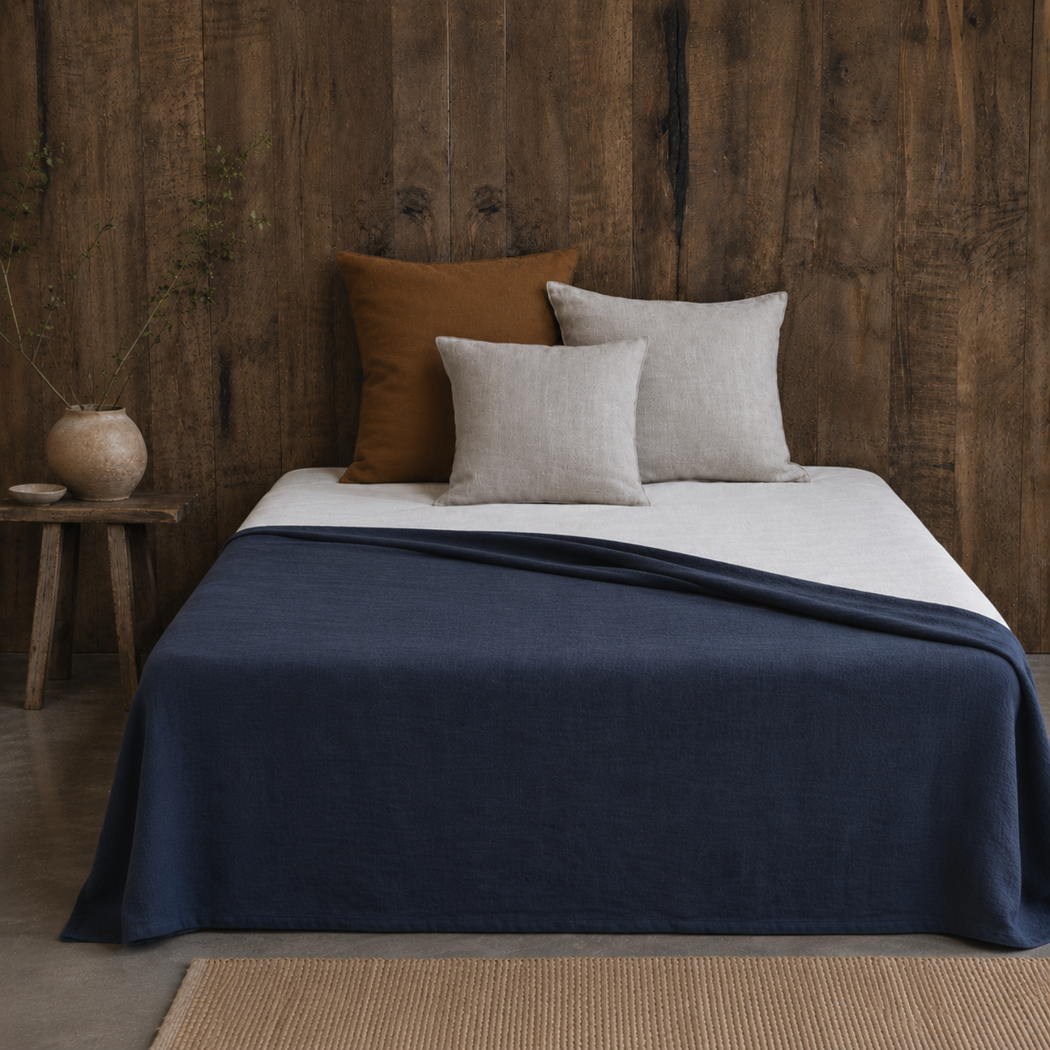 Cote Belgian Linen Bed Blanket