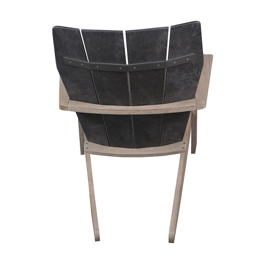 Copenhague Teak Adirondack Chair - Slate Grey