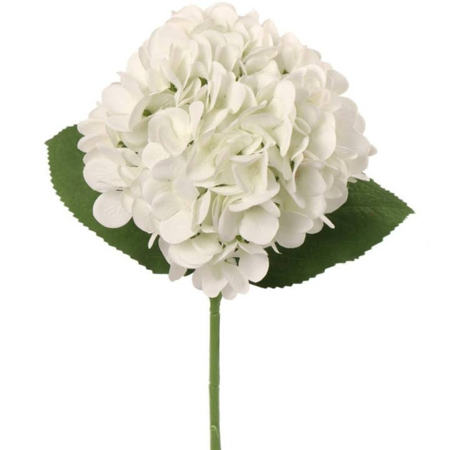 Artificial Hydrangea Stem- White