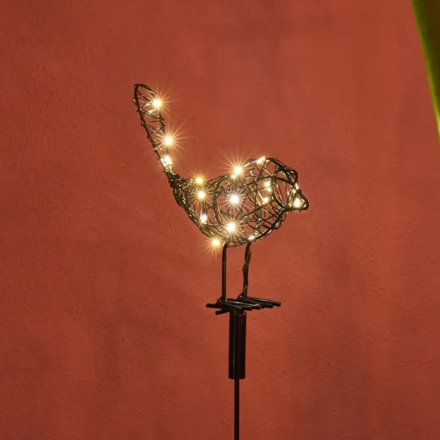 Birdie Outdoor Bronze Solar Light Stake