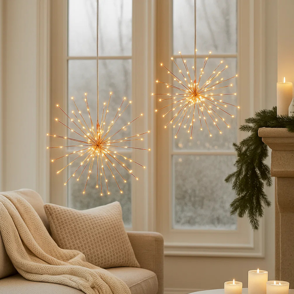 Fireworks Copper Hanging In/Out Light