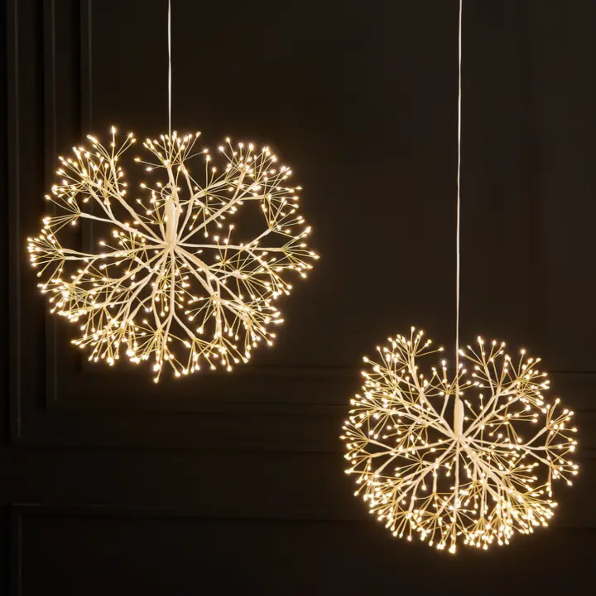 Garden Burst Gold Hanging Lights