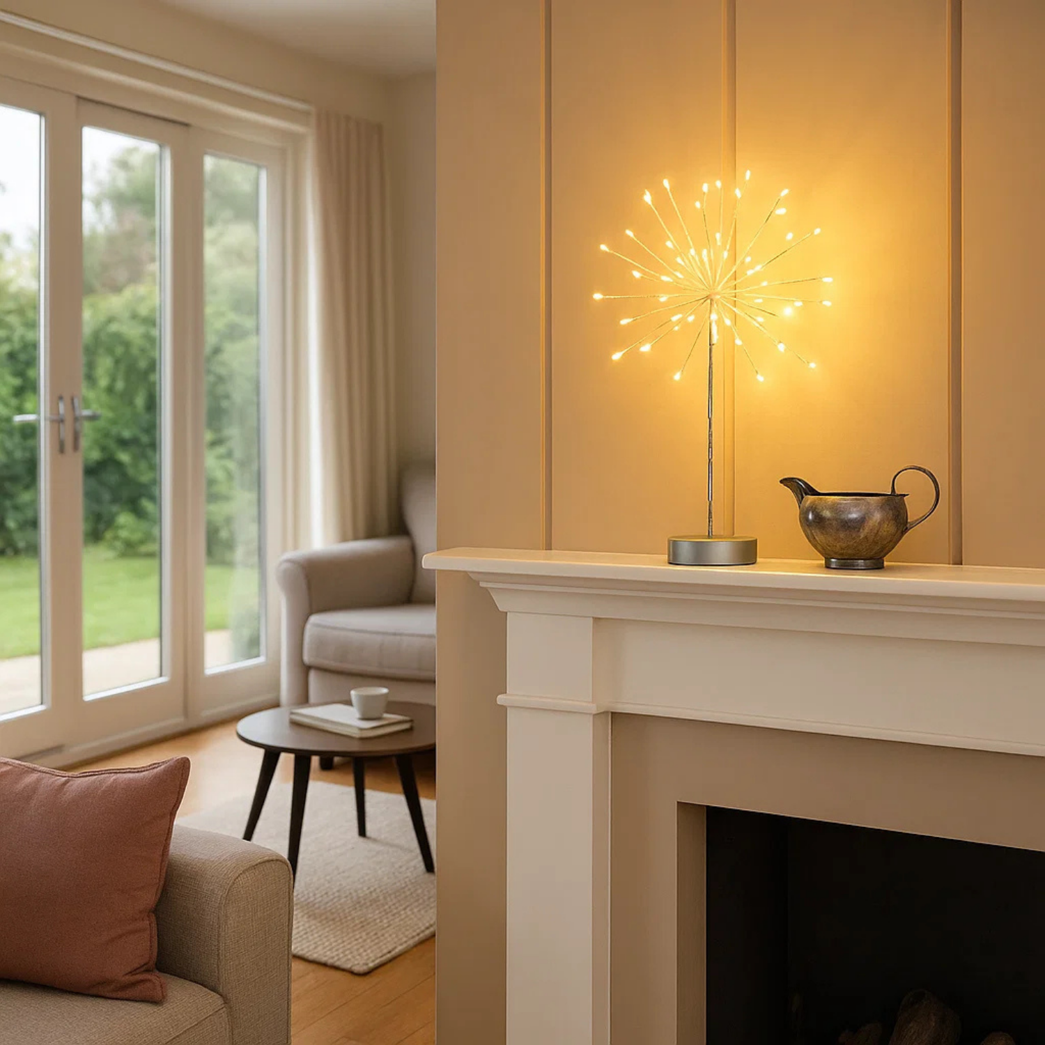 Fireworks LED Light - Silver