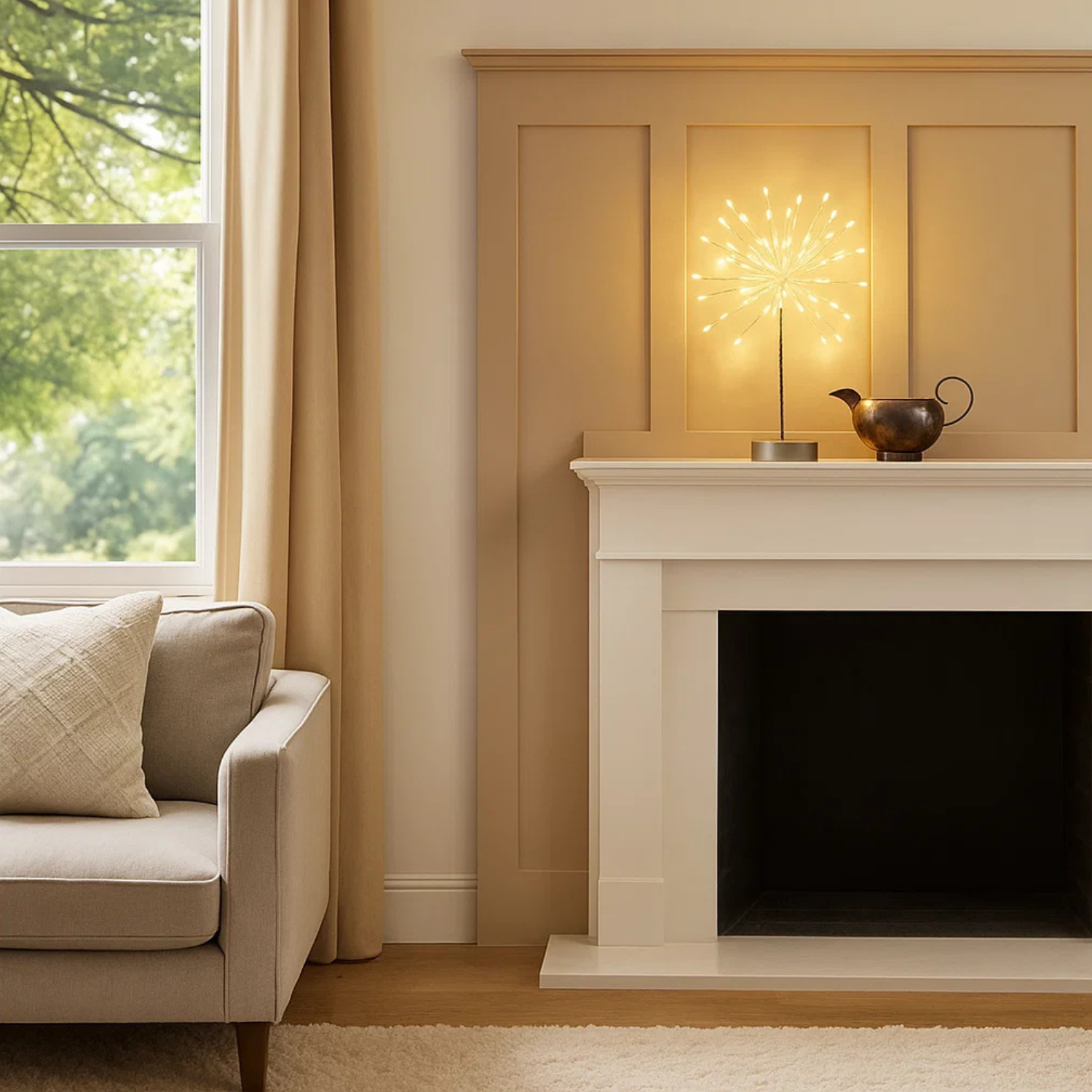 Fireworks LED Light - Silver