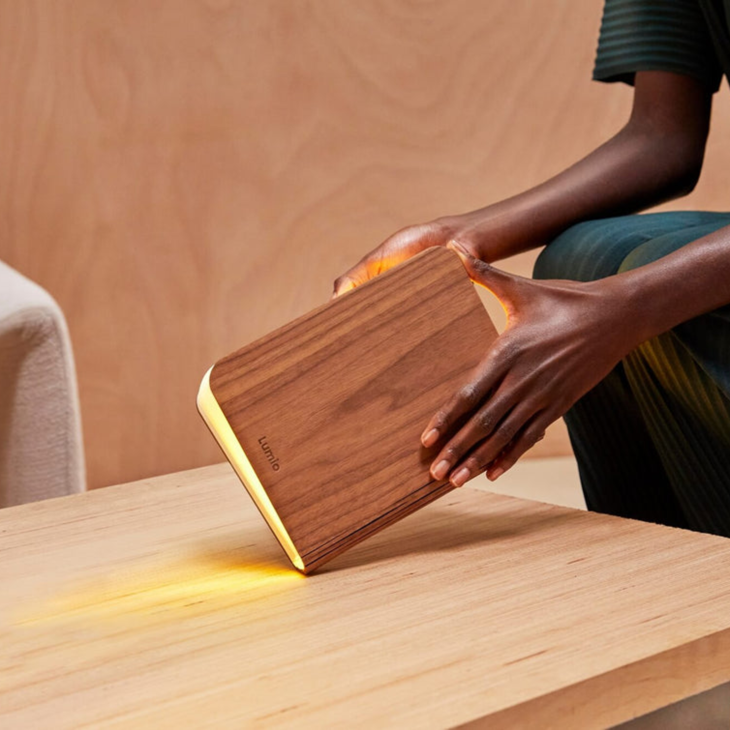 Lito Classic Walnut Book Light