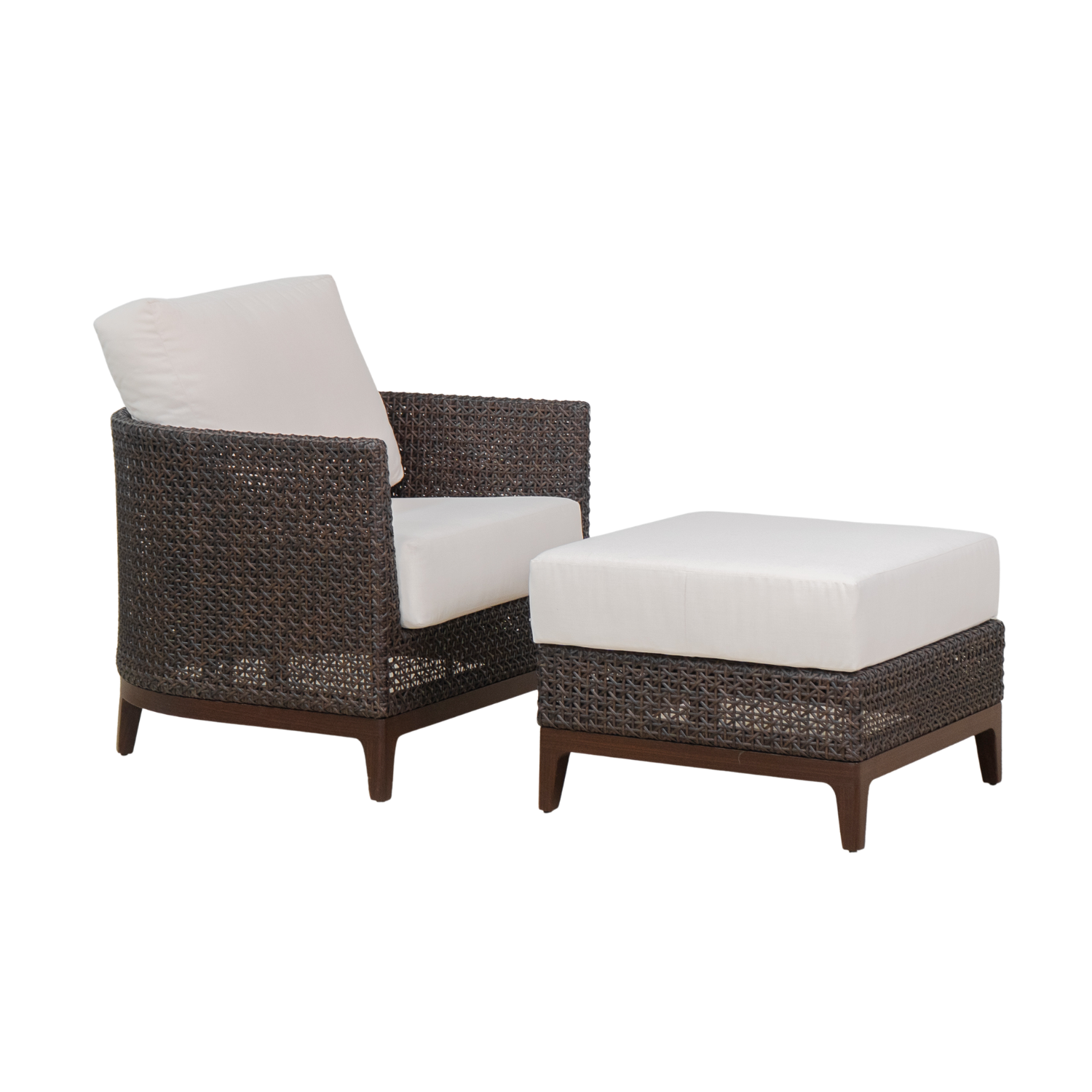 Nottingham Espresso Wicker Lounge Chair