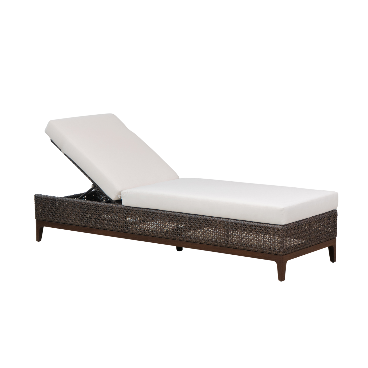 Nottingham Espresso Wicker Chaise Lounge