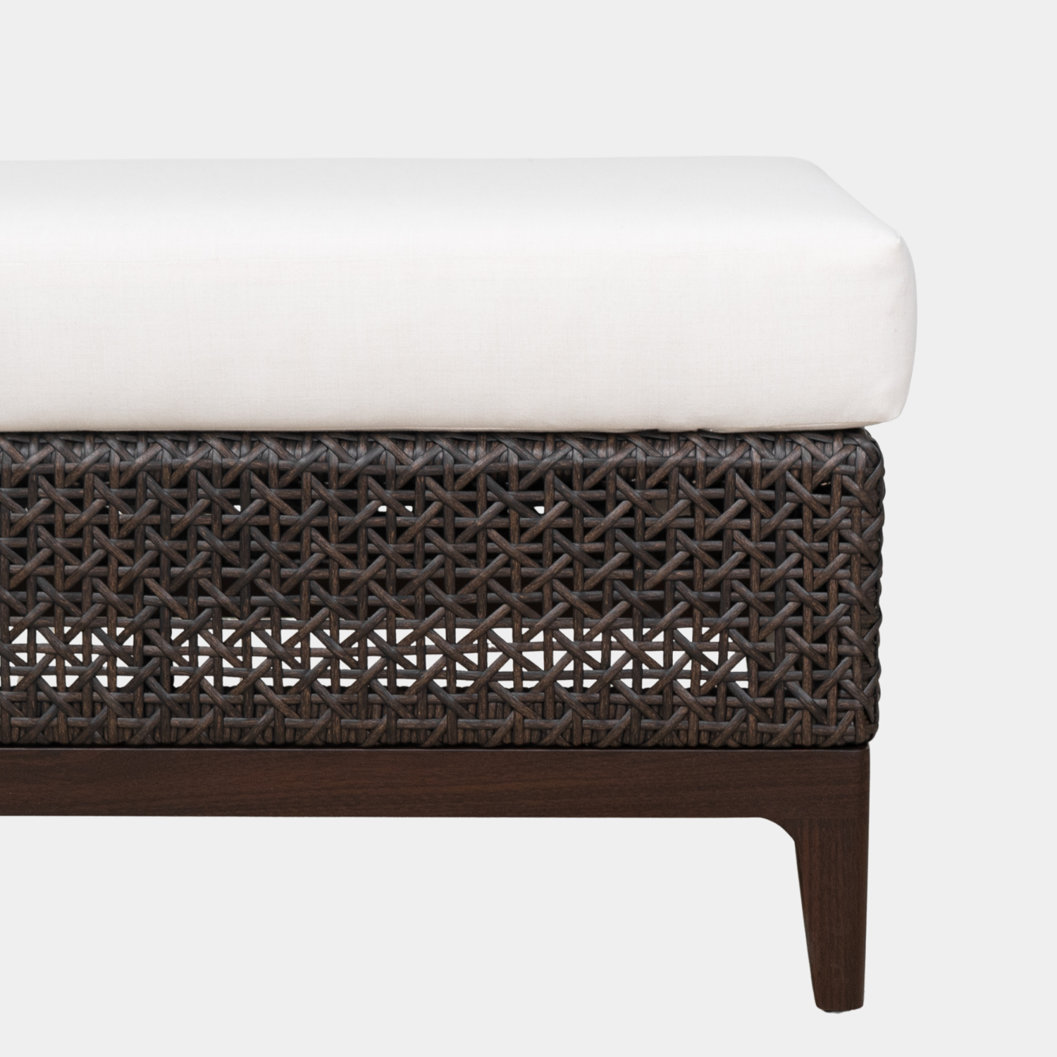 Nottingham Espresso Wicker Chaise Lounge