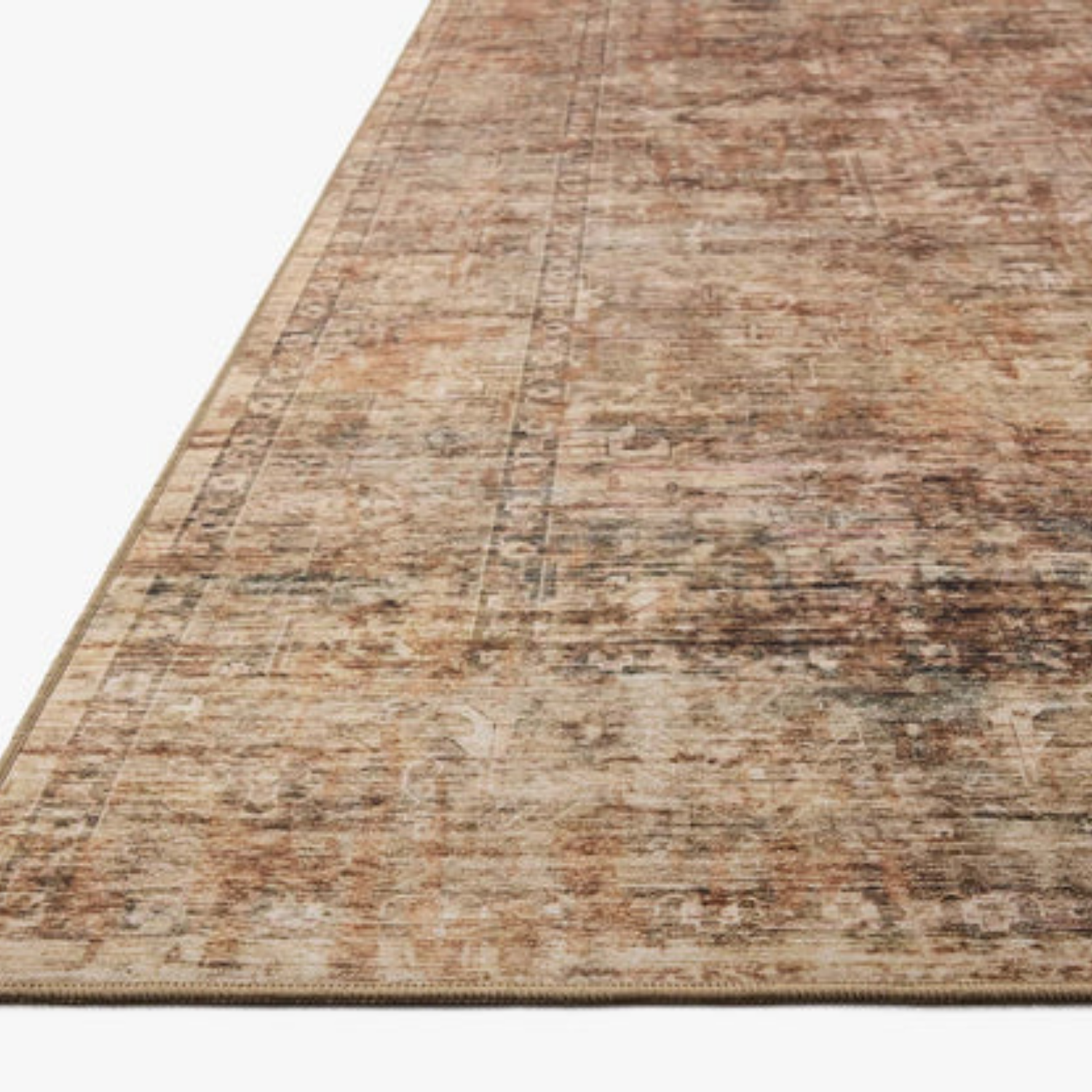 Loloi II Anniston Clay/Charcoal Washable Rug