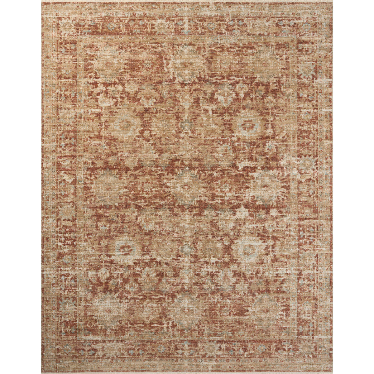 Loloi Heritage Brick & Multi Indoor Rug