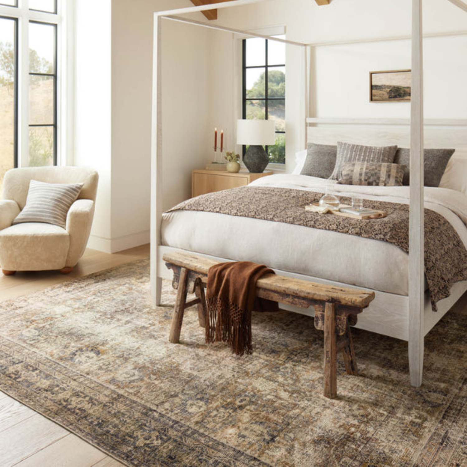 Amber Lewis x Loloi Georgie Sunset/Ink Rug